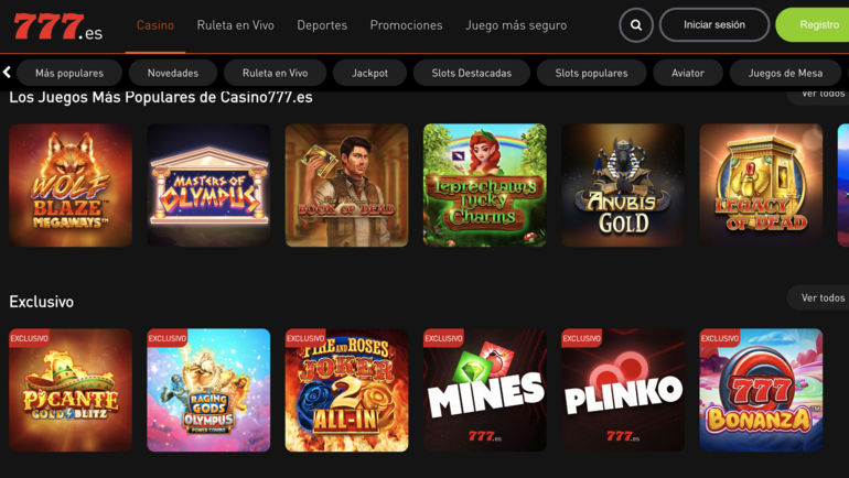Casino777 Games