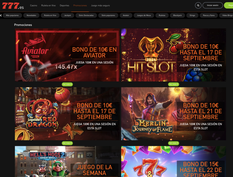 Casino777 promo