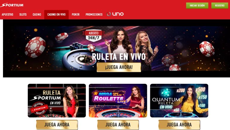 captura de pantalla 1 de Sportium Casino