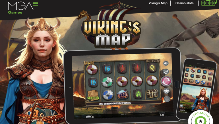 MGA Games amplía horizontes con la tragaperras Viking's Map